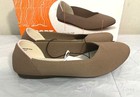 New Jsport Women s Doreen Knit Slip On Flat Shoes - Pick Size - Taupe