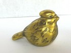 Creative Co-op Gold Birds Cardinal Like Bird Figurine 3 1 2  X 2 