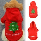 Pet Warm Dog Jacket Coat Puppy Clothes Winter  Sweater Shirt Christmas Apparel