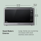 Panasonic Nn-sn98js 2 2 Cu ft  Countertop Microwave - Certified Refurbished