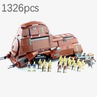 New 1338 Pcs Droid Troop Carrier Trade Federation Mtt Building Block Set