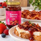 Bacon Berry Delight Jam 11 Oz Sweet Savory Bacon Fruit Spread