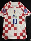 Luka Modric Signed Beckett Croatia Vs Brazil World Cup Autograph Jersey Bas Coa