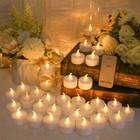 Flameless Flickering Tea Lights Votive Candles Led Candles Light Remote Control