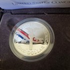 1989 U s  Mint Two Coin Proof Set Silver Dollar   Clad Half