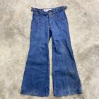Vintage Colony Fashions Jeans Womens 28 Flare 70s Bell Bottom Hippie Disco 60s