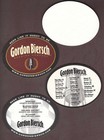 California Beer Coaster - Gordon Biersch Brewing Company - Set Of 4