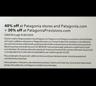 Patagonia Friends   Family Discount Card 40  Off Up To  2500