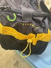 Nike Livestrong 60l Medium Duffel Gym Bag Zip Strap Yellow Gray Black Green
