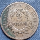 1864 Two Cent Piece 2c Vf - Xf  102110