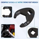 This Is A 19pcs Metric Tool Set Of Jumbo Crowfoot Flare Nut Wrenches  Designed F