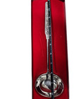 New Konge Tinn Norwegian Pewter Ladle Hardanger Rosemaling 1912 Viking Norway