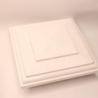 Fibron New England Post Sleeve Cap White 4  X 4  Cap N E 4 Wht F