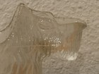 Vintage Scotty Dog Scottish Terrier Cut Clear Glass Figural Creamer Pour Dish
