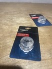 2pk Speedo Unisex Adult Swim Training Ergo Ear Plugs Silver Durable Long Lasting