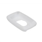 Walleva Silicone Protective Case Cover Shell For Garmin Edge 800 810  white 