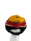 Cyrk Vintage Cat Racing Ward Burton Strapback Hat Cap Yellow Black Adjustable 