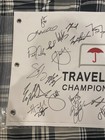 2025 Travelers Championship Signed Flag Spieth Schauffle Spaun  Pga