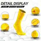 New Plain Mens Compression Crew Athletic Socks running Hiking Socks 5 Pack