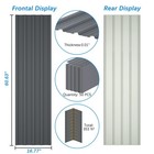 50 Pcs Roof Panels Galvanized Steel Hardware Metal Roofing Sheets Wall Panels