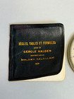 Antique Circular Slide Rule Calculator Calculex Cercle Halden Manual Case