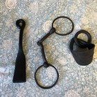 Lot Of 3 Forged Blacksmith Antique Items