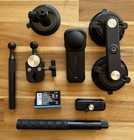 Insta360 X5 Camera   Triple Suction Cup Car Mount Kit