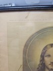 Antique Framed Sacred Heart Of Jesus Consecration Of The Family 20    X 16   