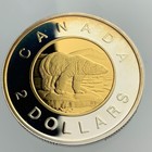 2005 Proof Canada 2 Dollars Toonie Uncirculated Coin Silver From Set Kk286