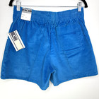Vintage 80s Op Ocean Pacific Blue Corduroy Shorts Sz 34 Longriders Nwt Y2k