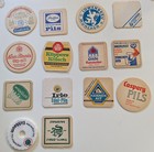 Lot Of 13 Vintage German Beer Coasters Bar Mats Germany Group 1
