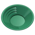 Asr Outdoor 8  Inch Green Dual Riffle Gold Panning Pan For Mining Prospecting