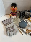 30 Trinket Junk Treasure Drawer Lot Vintage Random Items Keychains Airhorn