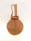 Unique Handwoven Bottle Shaped Basket With Handle