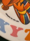 Vintage 1977 Sesame Street Abc Child s Plate Bert Ernie Oscar 8  Melamine