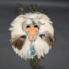 Shaman Native American Medicine Mask By R  W  Adamson Handmade 15 