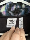 Adidas Originals Flower Floral Fleece Pullover Jacket Women   s M - Teddy Sherpa