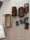 Rigby Table Clamp For Rug Making  Plus 3 Lily Thread Spools Kit