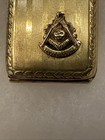 Antique Freemason s Masonic Fraternal Membership Id Card Holder Locket By Elgin