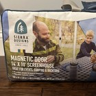 Sierra Designs Magnetic Door 14  X 10  Screenhouse Events Camping Backyard New