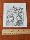 Harper s Weekly 1858 Sketch Print The Infidels At Bay