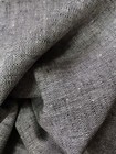 100  Linen Fabric Black White Two Tone Yarn Dyed Heavy Weight 58  Wide Bty