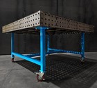 60 x60  Welding Fabrication Table 5x5ft Fully Welded Fixture Laser Cut In Usa
