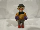 Rare Vtg Russ Berrie Tin Wind-up Clown Playing Maracas Toy Baby Einstein Broken