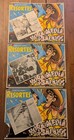 Vintage Lobby Card Poster Mexican Film Hora Y Media De Balazos Lot Of 3