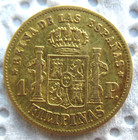 Philippines 1862 Gold 1 Peso