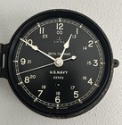 Seth Thomas Wwii U s  Navy Deck Clock Working