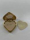 Vintage Yves Saint Laurent Robert Goossens Green Heart Jewel Compact Powder