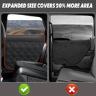  Door Protector From Dog Scratching    Fit For Sedan family Car small Suv Black