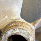 Vintage Boat Triple Propeller Brass Propeller